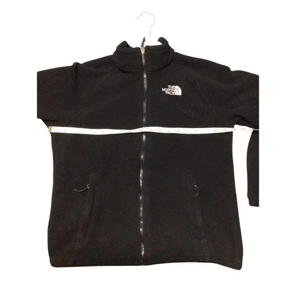 The North Face Sweatshirt Jacket Women’s Medium Full Zip Embroidered Logo Black - Picture 4 of 5